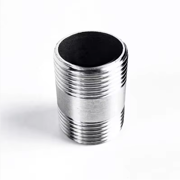 304 316 1/8 Stainless Steel NPT BSPT BSPP Threaded Double Male Threaded Extended Male Threaded Nipple Non Standard Customizable