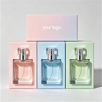 Boîte d'emballage cadeau en carton rigide de qualité supérieure pour flacons de parfum de 5 ml, 30 ml, 50 ml, 100 ml avec logo personnalisé et insert en EVA