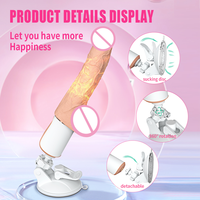 Nouvel Arrivage S-Hande Vibrateur Dildo Féminin 9 Fréquences 1 Mode Chauffant Vibration Oscillante Dildo à Ventouse