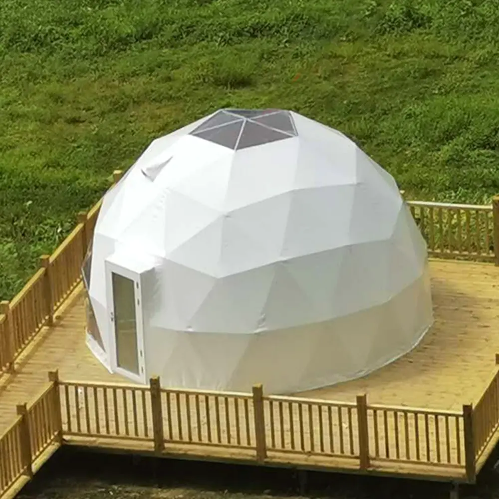 Feamont Camping Accessoires Met Koelbox Doorzichtige Geodetische Koepeltent Voor Balkon Glamping Koepel Tent Camping Outdoor Tenten