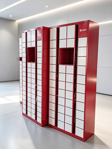 Système de casier à colis intelligent en métal assemblé pour l'extérieur, avec serrure électronique, 18 compartiments, robuste et durable - Product Image 2