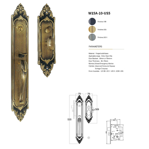 Factory Manufacturer Copper Fingerprint Password Card <b>Key</b> Tuya Door <b>Lock</b> Smart <b>Locks</b> - Product Image 5
