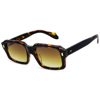 Nouvelles lunettes de soleil tendance à motif de grains de riz, monture en bois personnalisée, protection UV, lunettes élégantes et simples
