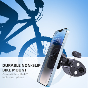 Support de téléphone de vélo à dégagement mécanique rapide support d'appui-tête de voiture support de guidon de moto pour téléphones <span class=keywords><strong>poussette</strong></span> de tapis roulant - Product Image 5