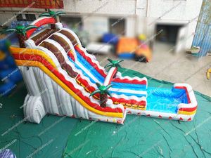 Toboggan gonflable de château de forêt de jungle parcours d'obstacles gonflable <span class=keywords><strong>lit</strong></span> de saut pull gonflable commercial toboggan sec toboggans - Product Image 3