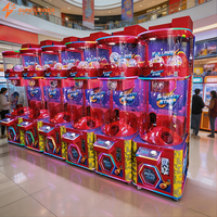 Distributeur automatique de capsules en plastique et métal haute capacité, machine de jeu à monnayeur Gacha, taux de gain réglable, arcade japonaise et espagnole