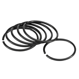 10 pièces/sac Anneaux de retenue ronds en fil d'acier au manganèse pour arbres, anneaux de retenue externes et anneaux de blocage pour arbres M4-M140 - Product Image 3