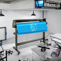 Nieuwe 28 inch volautomatische grafische snijplotter stickerprinter vinyl & papier reclamebordmachine automatische contour decal snijmachine