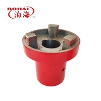High Quality 45# Steel Jaw Flexible Coupling Custom OEM Russian Aluminum Plum Spider Shaft Coupling Replacement for Rotex Custom