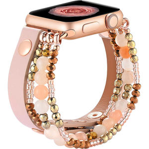 <span class=keywords><strong>Bracelet</strong></span> en <span class=keywords><strong>cuir</strong></span> élastique léopard pour femmes <span class=keywords><strong>Bracelet</strong></span> de montre perlé pour <span class=keywords><strong>Apple</strong></span> <span class=keywords><strong>Watch</strong></span> Band 38 40 41 49 Mm pour Iwatch Se Series 10 9 <span class=keywords><strong>8</strong></span> 7 6 5 - Product Image 3