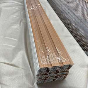 Factory Wholesale WPC Fluted Wall Panel for Hotel Interior Modern Design Fireproof & Waterproof Wood Plastic Composite Cladding - Product Image 4