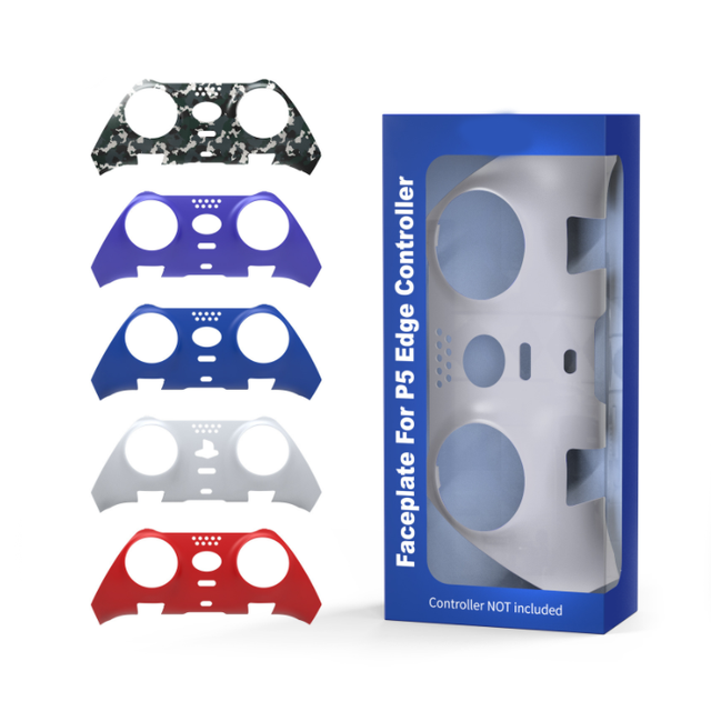 Controller Case Stripes Face Cover Faceplate Accessories for PS5 Edge Game Controller Shell Case Cover