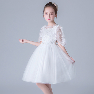 Mariage Dentelle Tulle Fleur Cristal Décoré FashionLace Tulle Fleur Princesse Robes pour filles 12 ans - Product Image 3