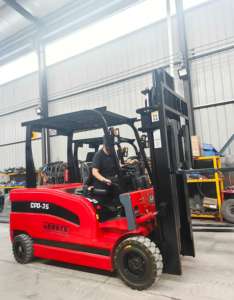 Chariot élévateur électrique 1 tonne, 1,5 tonne, 2 tonnes, 2,5 tonnes, 3 tonnes, 3,5 tonnes, batterie lithium haute qualité, tout neuf, chariot élévateur 4x4, prix - Product Image 4