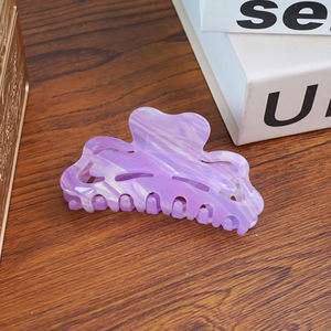 Barrette à cheveux créative, mode élégante, barrette à cheveux colorée pour filles, fête scolaire, barrette à cheveux en PVC personnalisable - Product Image 6