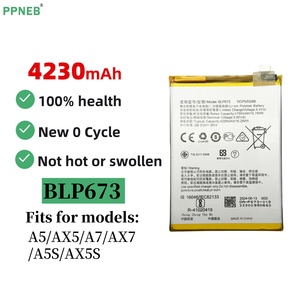 OPPO Realme 2 için uygun yüksek kaliteli orijinal pil 5 X2 Q3 X3 6 X7 8 10 11 12 X50 Pro X C2 X2 cep telefonu piller - Product Image 2
