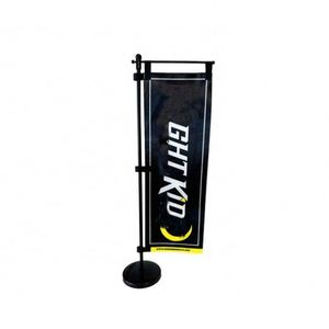 Cheap 10x30cm 100% Polyester High Quality Advertising Custom Printing Logo Japanese Mini Nobori Flag with <b>Stand</b> - Product Image 4