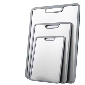 <span class=keywords><strong>Tagliere</strong></span> <span class=keywords><strong>in</strong></span> metallo per uso alimentare a due lati con bordo TPE <span class=keywords><strong>tagliere</strong></span> <span class=keywords><strong>in</strong></span> titanio di grandi dimensioni per cucina - Product Image 6