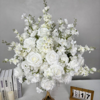 Offre Spéciale – Grande Boule de Fleurs Artificielles en Soie Rose sur Mesure pour Mariage, Remise de Diplôme, Centre de Table, Fête des Mères, Halloween, Pâques