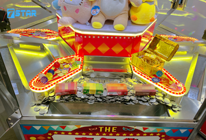 7 sao 6 P đồng xu Pusher nhà sản xuất vé Redemption trò chơi 6 người chơi thu nhập cao đồng xu Pusher trò chơi - Product Image 3