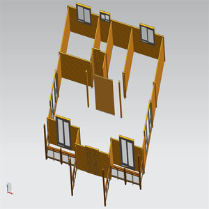 2023 nouvelles maisons préfabriquées en <span class=keywords><strong>bois</strong></span> Kits de cabanes en rondins à vendre - Product Image 2