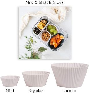 Home Kitchen Cooking Supplies <b>Cake</b> Decorating Tools Silicone <b>Cake</b> Cup Round Shaped Muffin Cupcake Baking <b>Molds</b> - Product Image 3