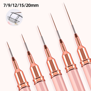 ชุดแปรงไลเนอร์สำหรับทำเล็บคุณภาพสูง รุ่น Fine Miniliner Plus สีชมพู สำหรับตกแต่งเล็บ - Product Image 2