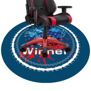 Alfombrilla de goma grande rectangular redonda antideslizante para <span class=keywords><strong>silla</strong></span> de juegos, alfombra giratoria acolchada, alfombrilla antideslizante para suelo, tamaño personalizable en Stock - Product Image 3