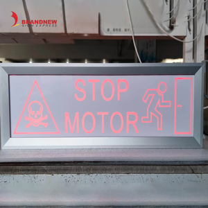 BRANDNEWSIGN produttore segnaletica <span class=keywords><strong>di</strong></span> uscita antincendio personalizzata fornitura <span class=keywords><strong>di</strong></span> fabbrica impermeabile piastra acrilica <span class=keywords><strong>di</strong></span> emergenza LED appeso cartello della piastra <span class=keywords><strong>di</strong></span> uscita - Product Image 6