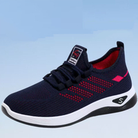 Chaussures de sport pour hommes en maille DTY, respirantes, à lacets, avec doublure en coton doux absorbant la transpiration, pour le sport quotidien
