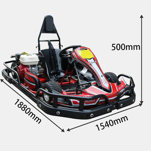 Kart de compétition professionnel de qualité course, monoplace, essence 200cc, 4x4, pour adultes, pour piste - Product Image 3