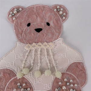 Chiffon Aplique Borborboroso - Aplien En Forma De Incrustcon Perlas De Diamante Para <span class=keywords><strong>La</strong></span> Ropa - Product Image 5