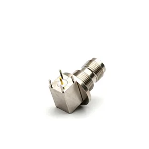 Wholesale Deals TNC Male Right Angle Solder RF Coaxial Connector for PCB Mounting