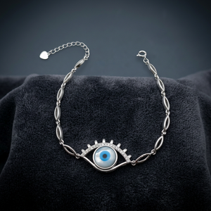 Joyería Fina de Moda, Pulsera con Dije de Ojo Turco en Plata de Ley 925 para Mujer, Diseño Clásico, Logotipo Personalizado, Regalo para Bodas y Fiestas - Product Image 3