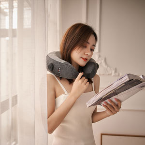 Portable électrique Shiatsu chauffage masseur oreiller infrarouge cervical épaule <span class=keywords><strong>dos</strong></span> pour voyage <span class=keywords><strong>coussin</strong></span> de Massage gonflable - Product Image 1