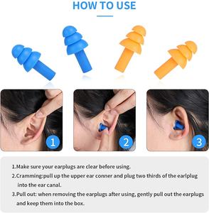 Tapones para los Oídos Suaves de 3 Capas, para Viajes, Dormir, Trabajar, Hotel, Reducción de Ruido, Aislamiento Acústico, Protector Auditivo - Product Image 5