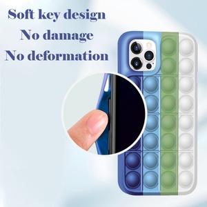 Funda Pop It para Teléfono, Funda de Silicona Antigolpes con Protección de Color, Carcasa de TPU para Teléfono Celular, para iPhone 12 13 - Product Image 5