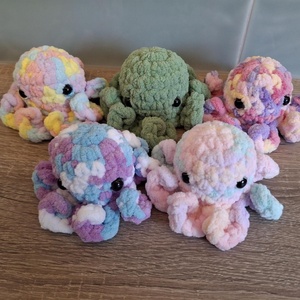 100% hecho a mano bebé ganchillo Amigurumi Mini Animal relleno <span class=keywords><strong>pulpo</strong></span> muñeca tejer <span class=keywords><strong>pulpo</strong></span> Amigurumi ganchillo juguetes de peluche regalos de bebé - Product Image 1