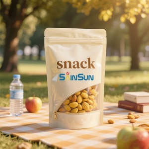 ถุงบรรจุภัณฑ์ขนมแบบตั้งได้ชนิด Doypack พร้อมซิปล็อคสำหรับบรรจุภัณฑ์บิสกิต ถั่ว และอาหารแห้ง - Product Image 1