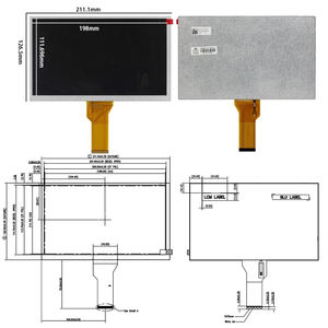 Innolux 9,0 Zoll 800x480 LCD-Display AT090TN12 V.3 Vintage Industriesteuerungspanel 9 Zoll LCD-Module - Product Image 2