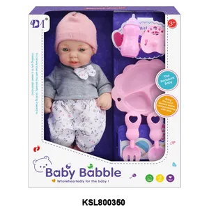 Boneka bayi realistis silikon 10 inci, Set boneka simulasi hadiah ulang tahun anak perempuan dengan Aksesori