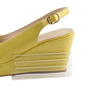 Almohadillas de Gel de silicona para talón trasero, cómodas almohadillas de Gel para talón, antiabrasión, transparentes, invisibles, <span class=keywords><strong>tiras</strong></span> adhesivas para sandalias, 4 Uds. - Product Image 5