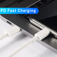 Cable de Carga Rápida TPE para Celulares, Tipo-C a Tipo-C, 1M, 3A, 60W, PD, para iPhone 17/16/15, Venta al Por Mayor