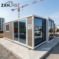 Casa Contenedor Prefabricada de Lujo de 20 pies/40 pies, Expandible y Plegable, Venta al por Mayor en China