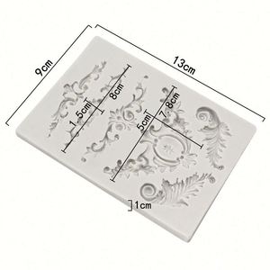 Tradition Design Silicone Resin <b>Hand</b> Make Chocolate Bake Decoration Diy Reused Lace Shape <b>Mold</b> Silicone. OEM\ODM - Product Image 2