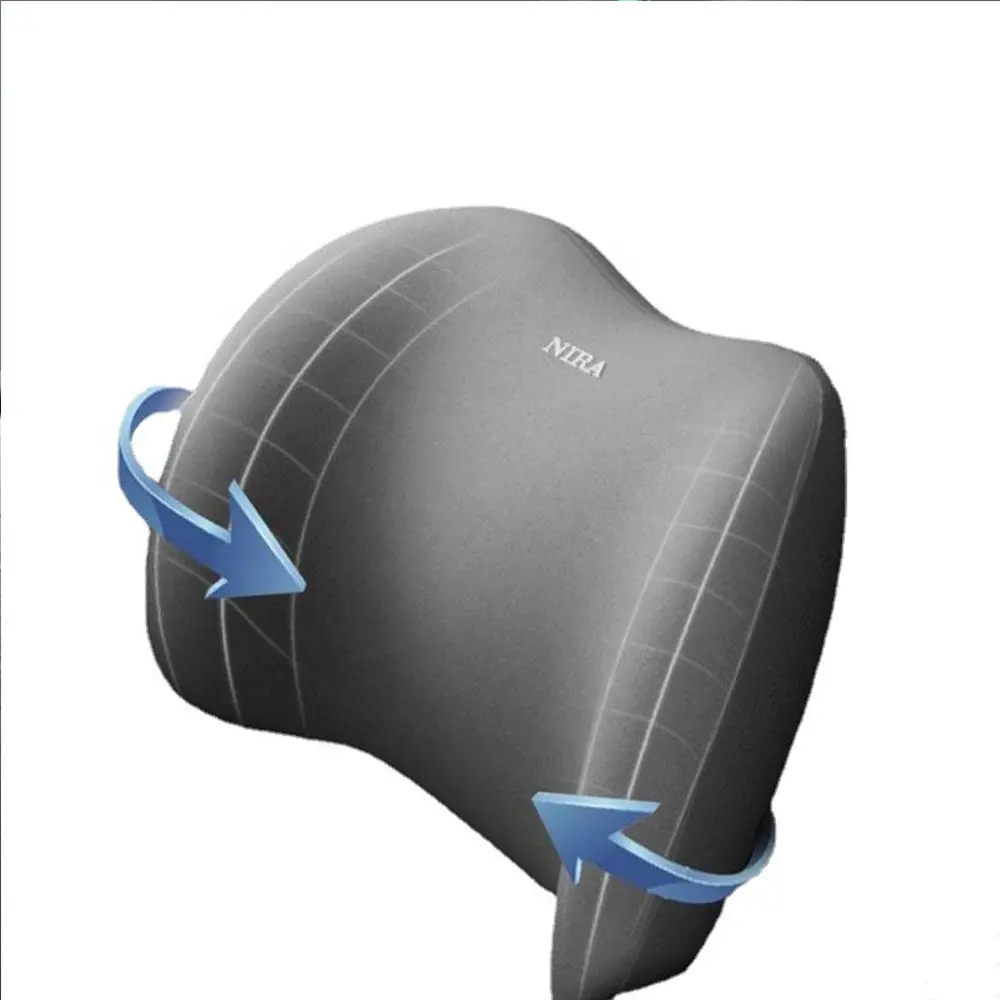 3D воздушная сетчатая тканевая поясничная наволочка для автомобильного кресла кресло регулируемая с эффектом памяти подушка для Поясничной спины Подушка