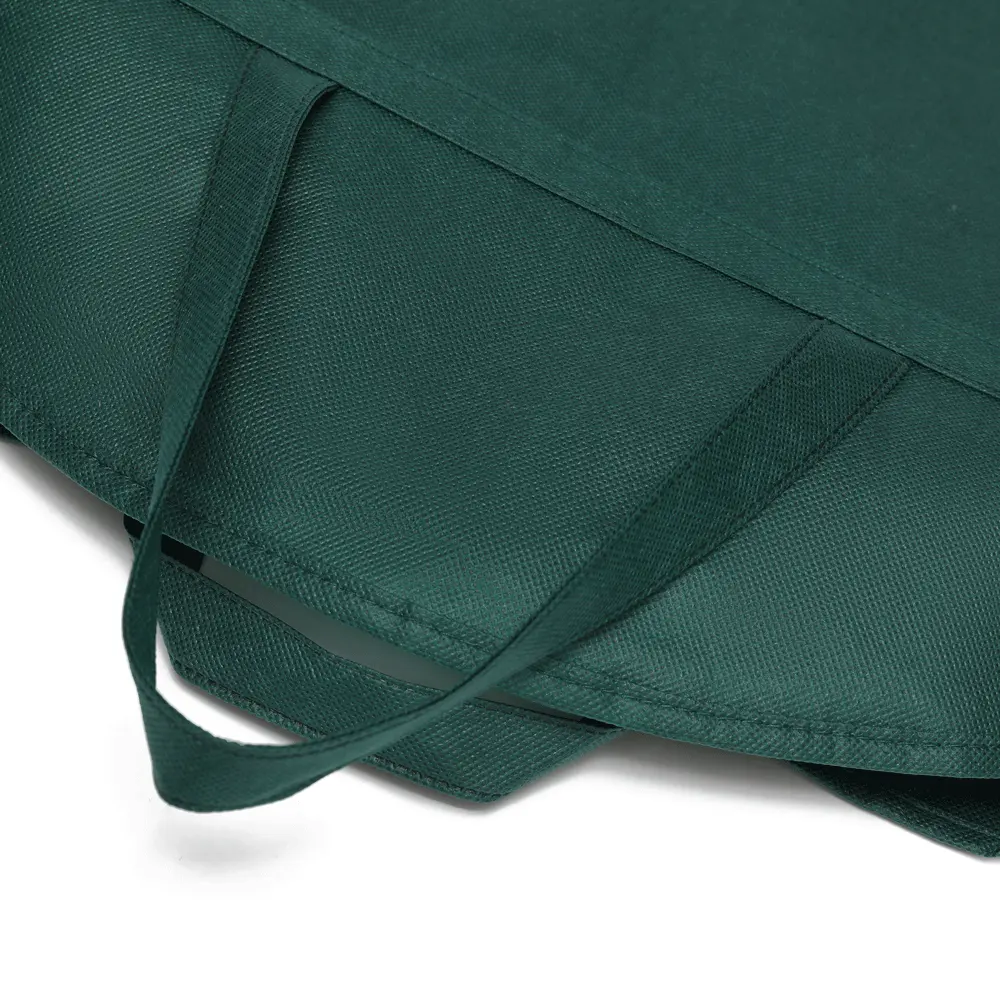 Sacs de vêtements de costume en organza non tissé convertibles à fermeture éclair de marque personnalisée compostables