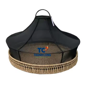 Bandeja de algas marinas hecha a mano de la mejor calidad con cubierta de comida de lino para decoraciones de regalo de Ramadán ecológica - Product Image 2