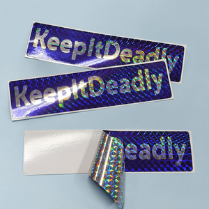 Aangepaste Regenboog Film Vinyl Logo Laser Gesneden Sticker Aantrekkelijke Afdrukken Lijm Waterdichte Holografische Sticker - Product Image 6