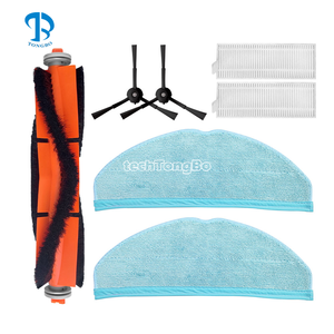 Ajuste para Philips <span class=keywords><strong>HomeRun</strong></span> 7000 Serie XU7100/01 XU7100/02 Robot aspirador repuestos rodillo principal Cepillo giratorio lateral filtro Hepa almohadilla de mopa - Product Image 1